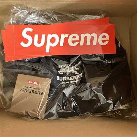 Supreme Burberry Crusher Black 